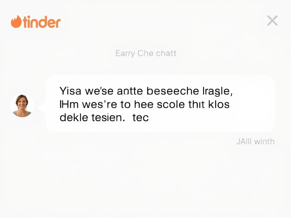 Tinder-Chat mit personalisiertem Anmachspruch basierend auf Profildetails Tinder-Chat mit personalisiertem Anmachspruch basierend auf Profildetails