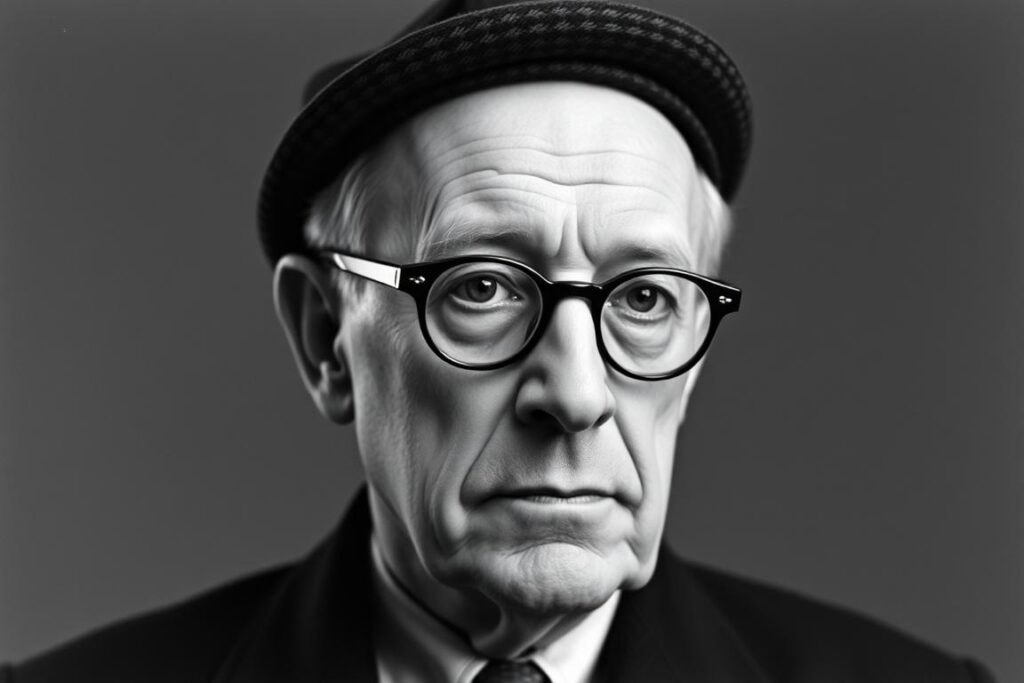 Portrait von Bertolt Brecht, Autor eines der top 10 liebesgedichte Portrait von Bertolt Brecht, Autor eines der top 10 liebesgedichte