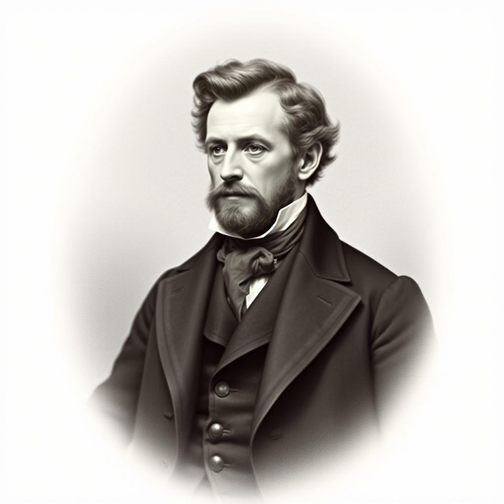 Portrait von Joseph von Eichendorff, einem der bedeutendsten Dichter der deutschen Romantik Portrait von Joseph von Eichendorff, einem der bedeutendsten Dichter der deutschen Romantik
