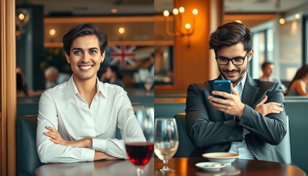 Positive Körpersprache beim ersten Date